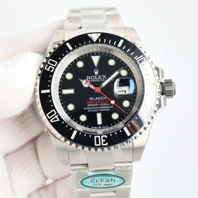 Clean Factory ROLEX Blaken Rolex Deep Sea Dweller 44MM   3235 Movement Ceramic Watch